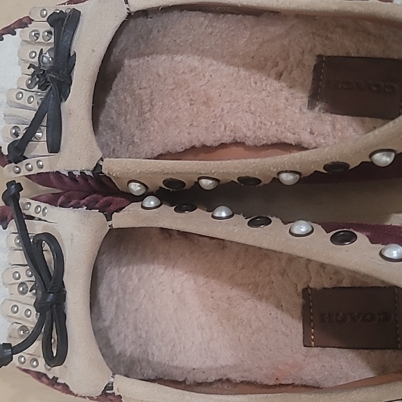 ๐ฅ COACH SUEDE ROCCASIN SLIP-ON - Picture 10 of 14